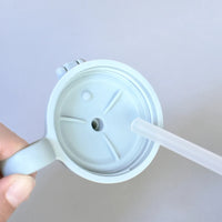 BONBO STRAW MUG | 260ml | BLUE GREY